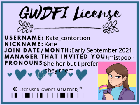 • GWDFI member license • 