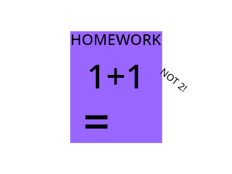 Homework again