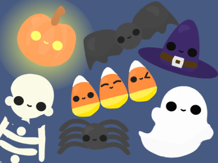 halloween art dump
