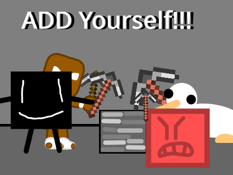 ADD yourself trying to mine bedrock! remix remix remix