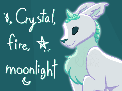 - crystal, fire, moonlight