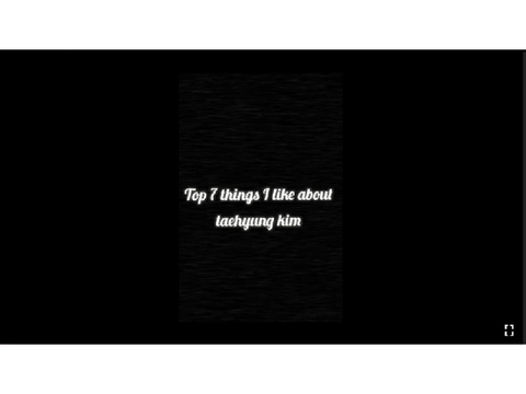 Top 7 things I like about V♡♡