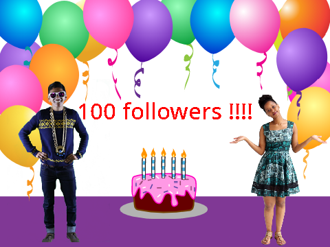 100 followers !!!!!!!! thanks  :)