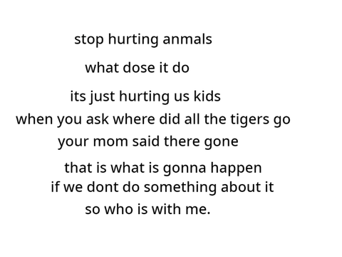 help save the animals