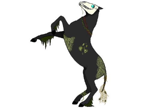Spooky Scary Horse Contest Entry