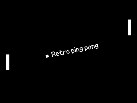Retro ping pong