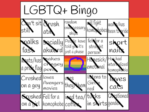 LGBTQ+ Bingo!  remix remix