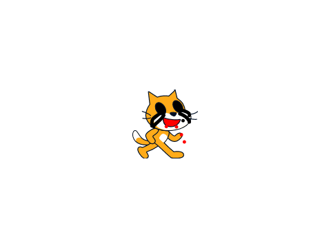Scratch cat Monster