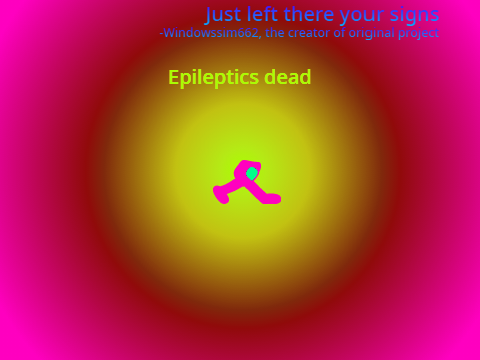 left there your sign.