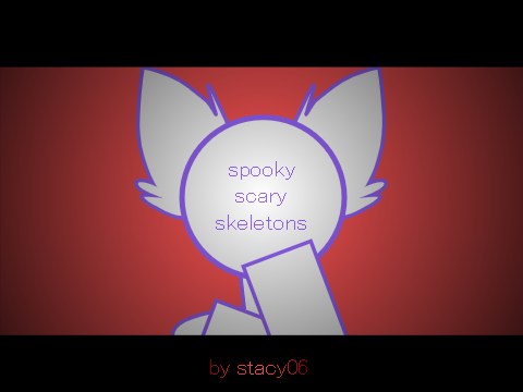 -spooky scary skeletons- (meme template)