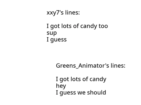 my voice lines