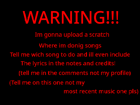 warning
