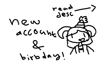 borbday and new account!
