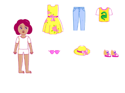Dress-up game