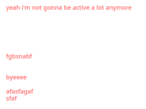 not inactive but..