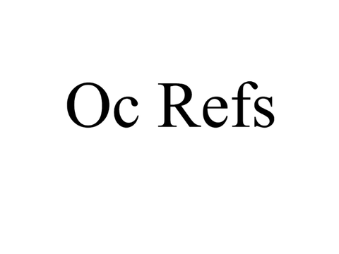 My oc refs