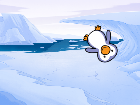 penguin slide