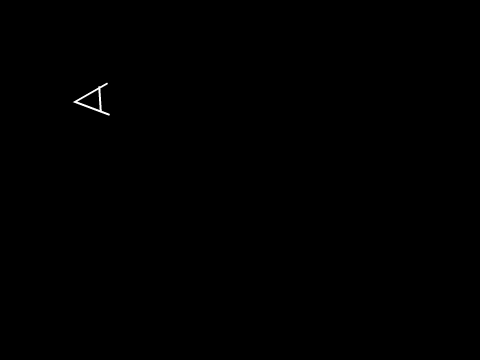 rocket in space