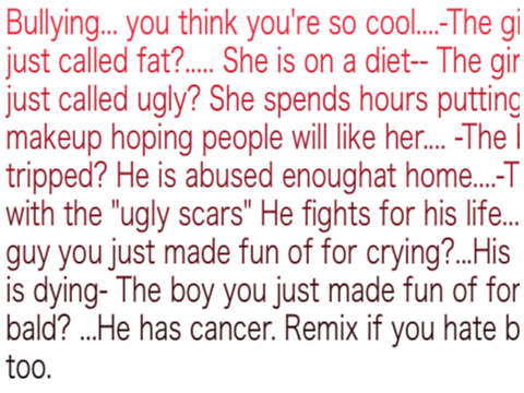 Remix if you hate bullies remix remix