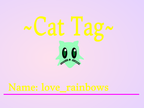 ~Cat Tag~ @love_rainbows' Remix! 