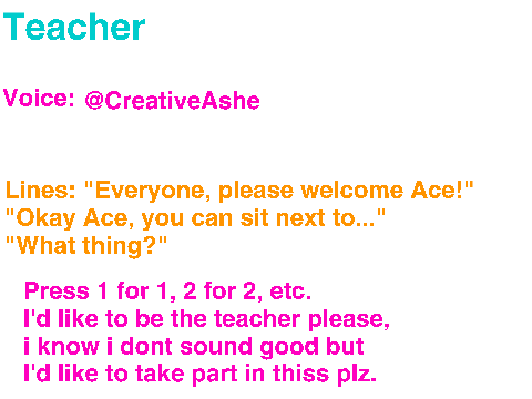 KoA Anime Voice Auditions~!!!!! remix