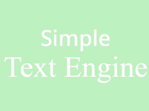 Text Engine