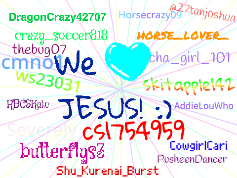 ✝ Sign your name if you love Jesus ✝  remix remix remix remix remix remix remix