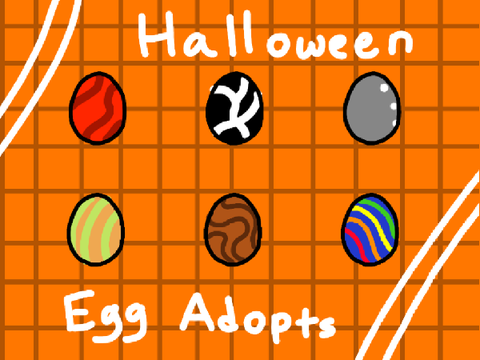 ✩ Halloween egg adopts! [CLOSED]