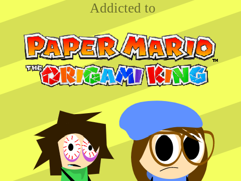 Addicted to paper Mario the origami king
