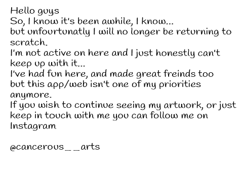 Goodbye <3