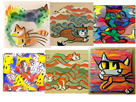 AI redesigns the Scratch Cat
