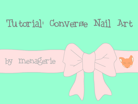 Nail Tutorial: Converse Nails