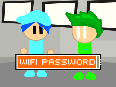 When you ask for the wifi password...