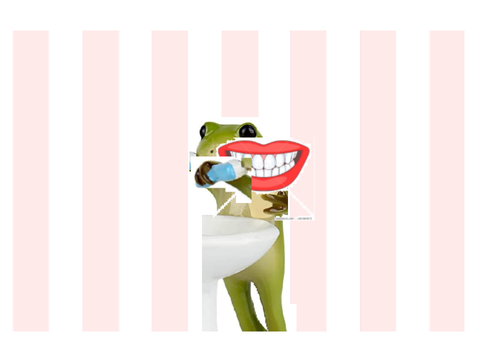 frog tries to brush its teeth and dies .mp4