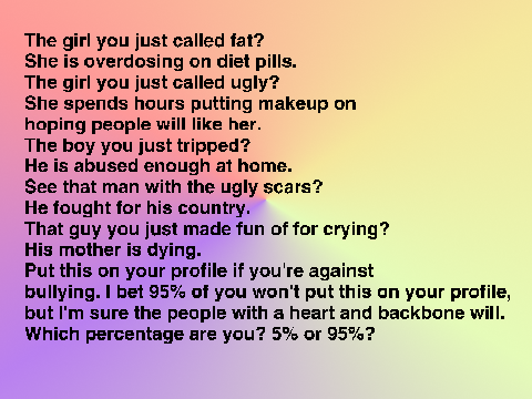 Remix this If your against bullying