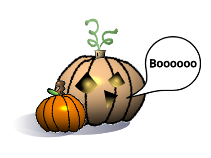 BOO! It's A Pumpkin :0