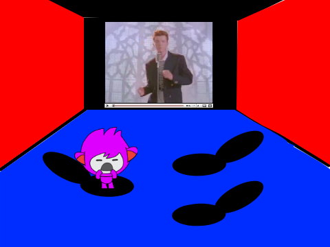 Nina gets Rick Roll'd