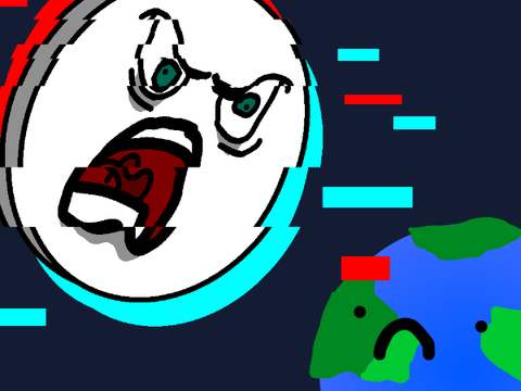 Glitchy Happy Face
