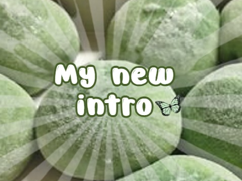 My new Intro