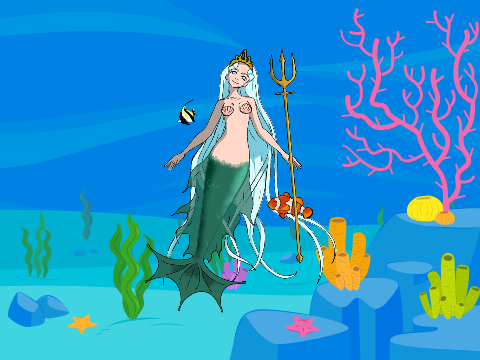 Under the sea! - Drawing