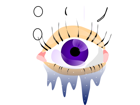 'WATER EYES' art#cool#