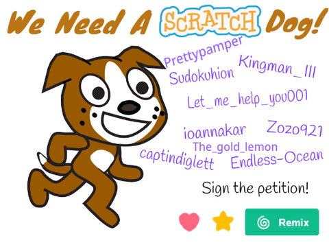 My vote for a scratch dog! remix