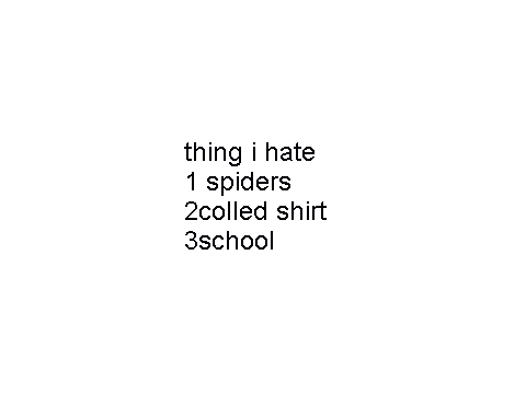 thing i dislike