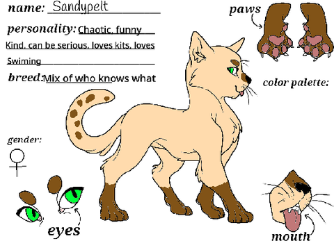 Sandypelt ref sheet