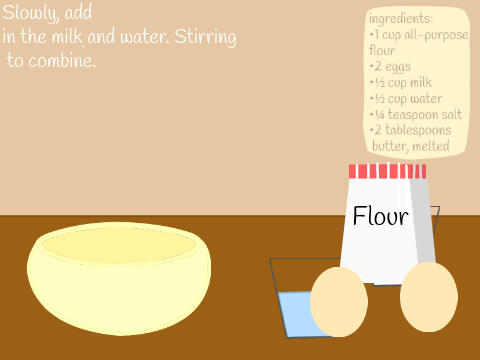 Let's make crepes! (NOT DONE!)
