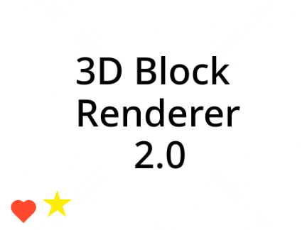 3D Block Renderer