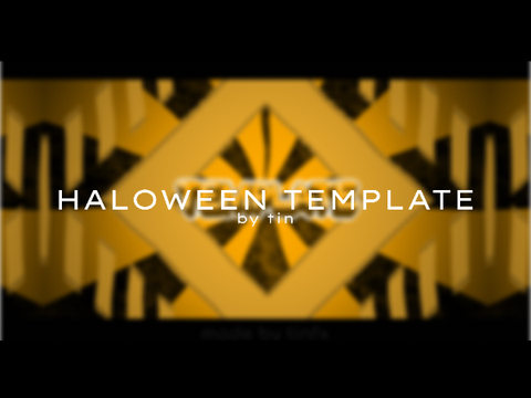 [YouTube] Haloween Intro Template