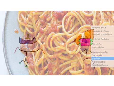 Collab with seemingly radioctive macaroni