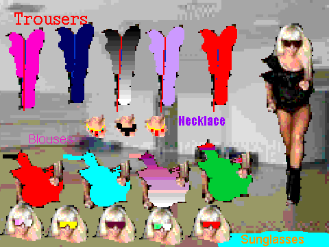 Lady Gaga Super dress up