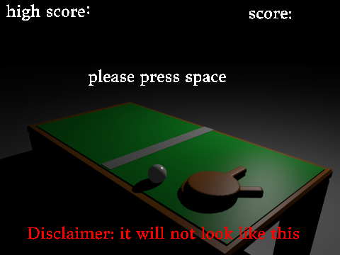3D Ping Pong clear 
